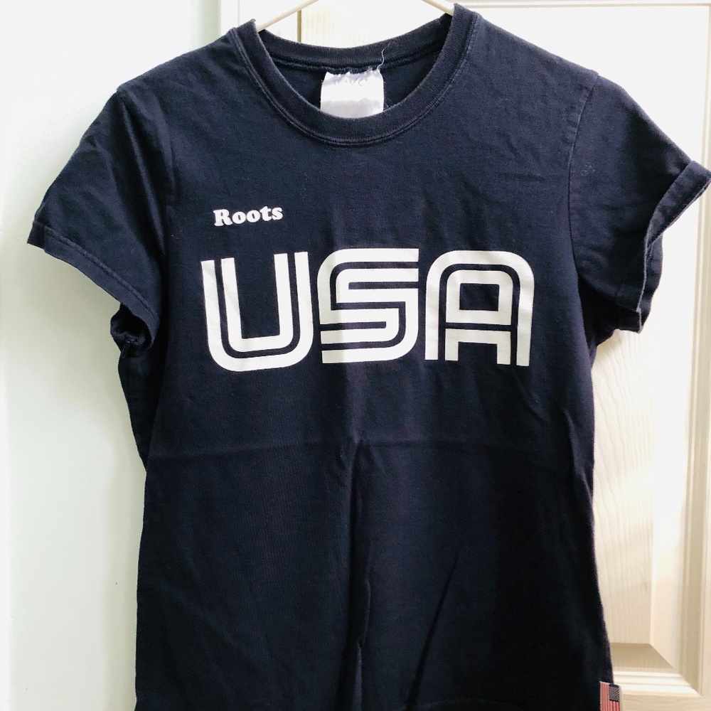 Vintage ROOTS USA 2006 Olympic T-shirt